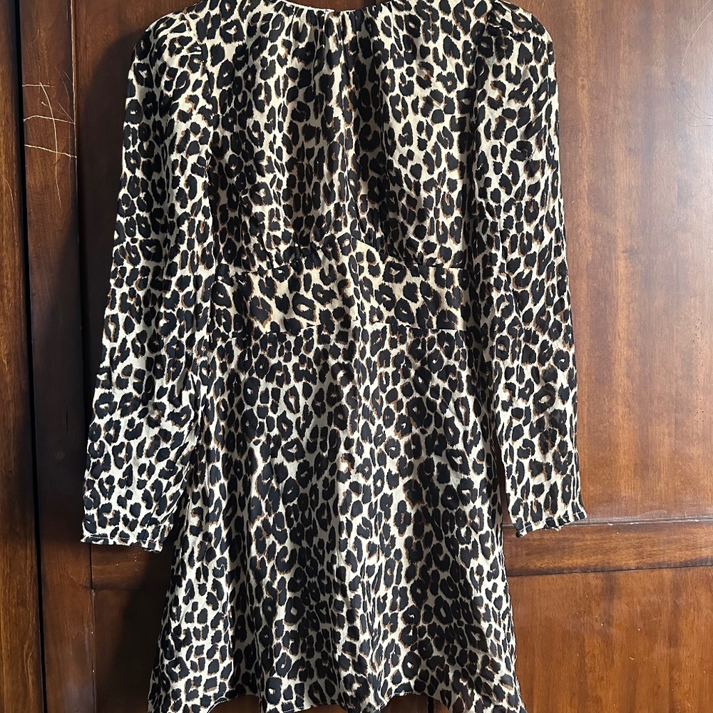 Reformation Laken Dress in Leo
